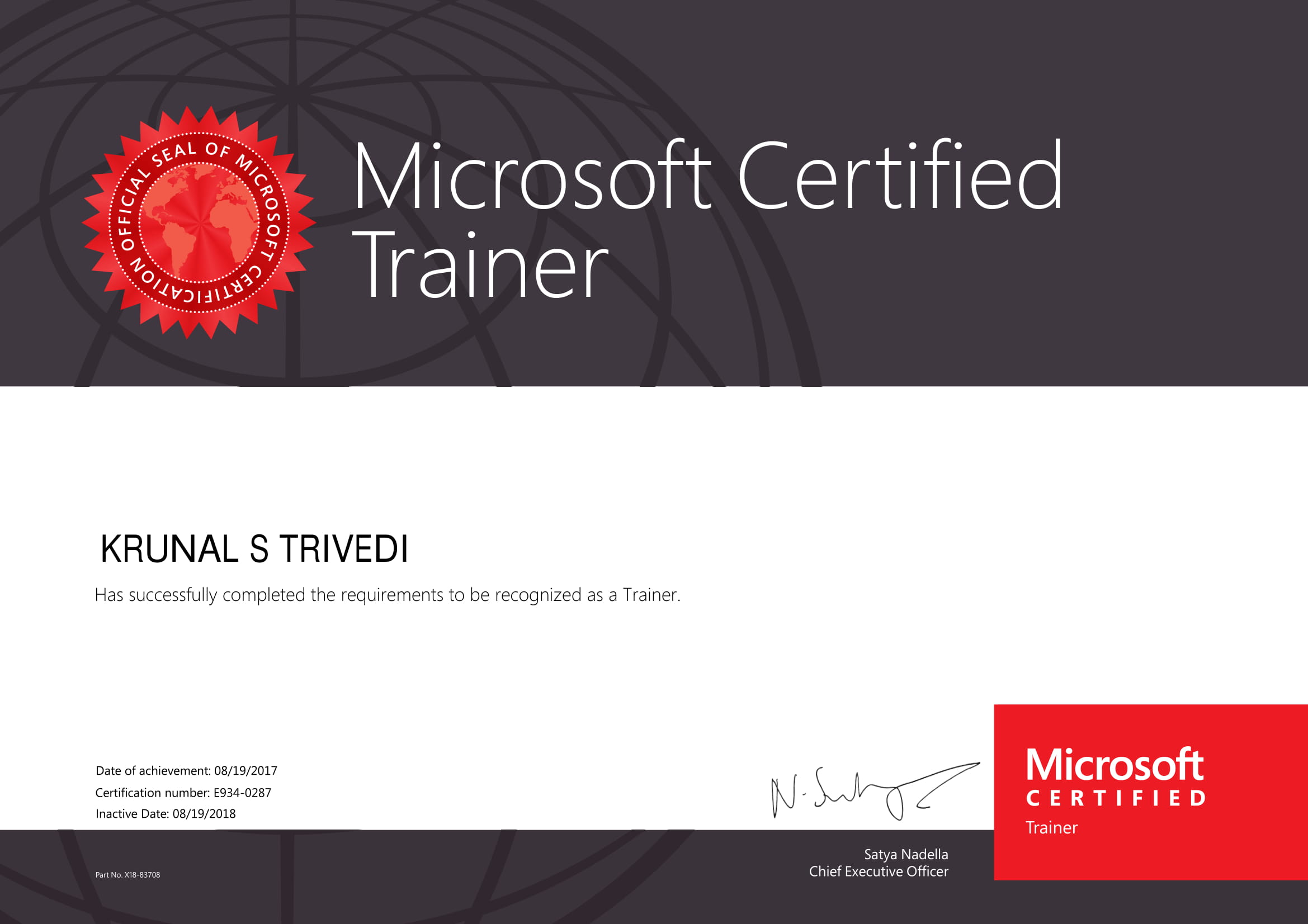 Microsoft Certificate 03