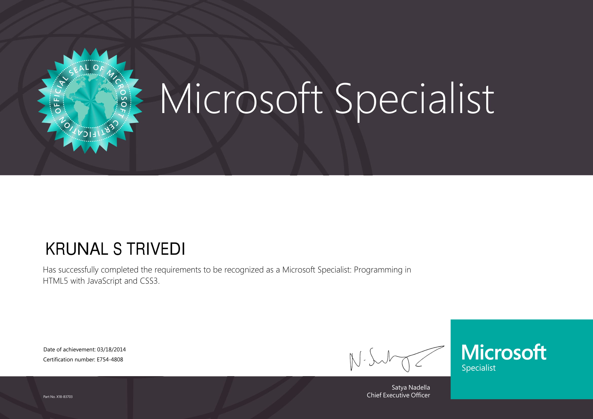 Microsoft Certificate 02